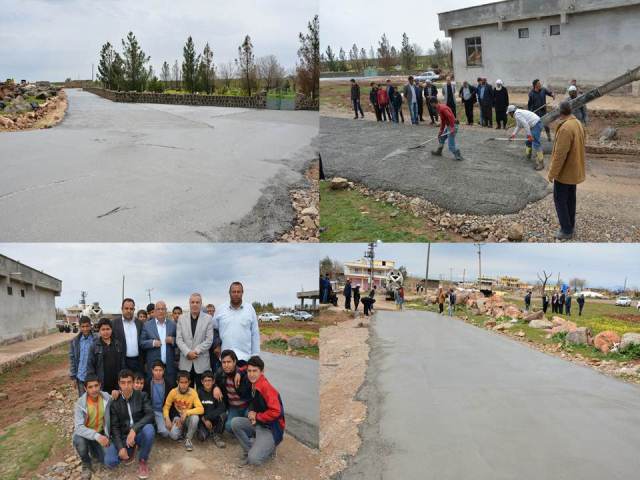 Siverek Belediyesi Beton Yol Çalışmalarına Devam Ediyor