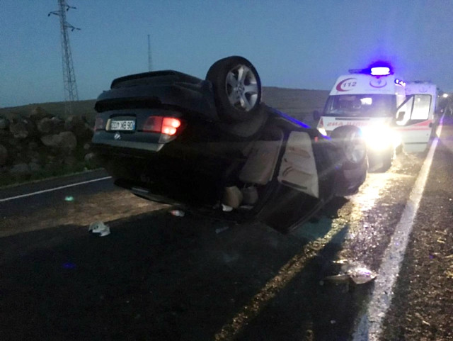 Siverek'te Trafik Kazası 4 Yaralı