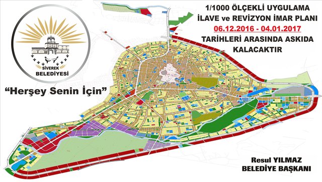 Siverekte Yeni İmar Alanı