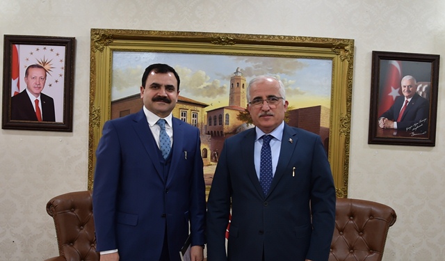 Vali Tuna Yeni Milli Eğitim Müdür Turanı Kabul Etti